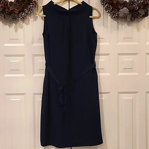 Brooks brothers navy dress with belt brand new size 10
